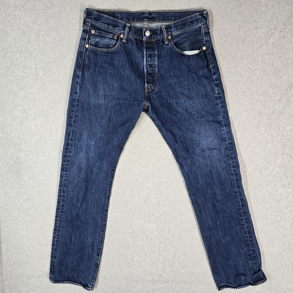 VINTAGE Levi's 501 Men Jeans 33X32 Blue Denim Original Fit Straight Leg